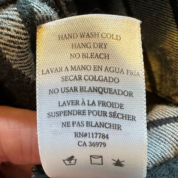 RAILS Women’s Leo Snap Front Plaid Flannel Shirt Black/White Size Small - Picture 13 of 13